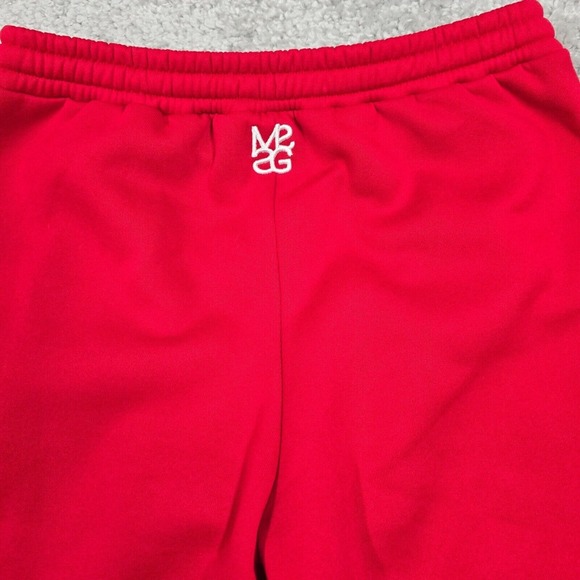 Missguided Sweatpants Womens Large Red Wide Leg Drawstring Pants Hip Hop - Picture 8 of 13